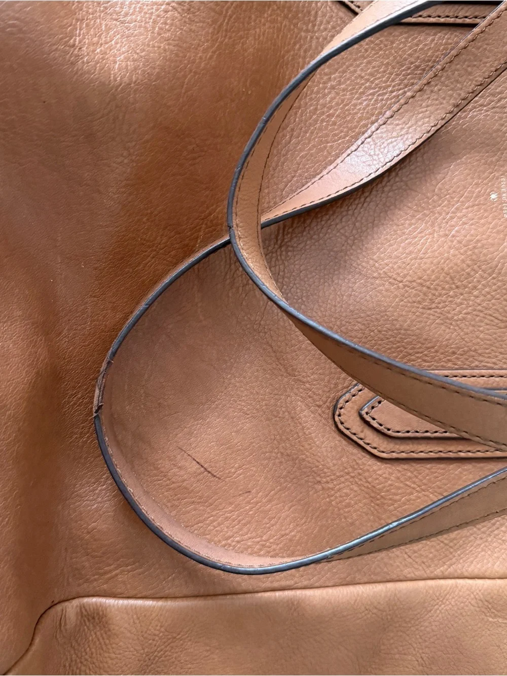 Fossil Leather Tote Bag in Cognac Tan - so pretty!